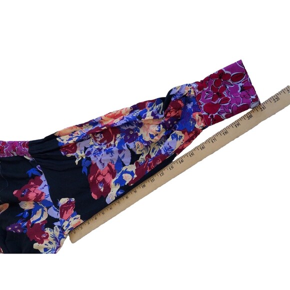 Free People Brunch a Bunch Tunic Shirt Deep Combo Button Down Size Small - Picture 10 of 10